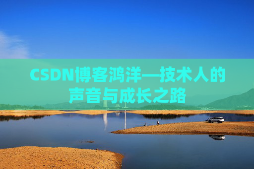 CSDN博客鸿洋—技术人的声音与成长之路